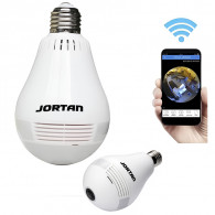 Caméra De Surveillance Ampoule Interne JT-8169PW Jortan Smart Light Blanc en Tunisie