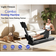 Pack Vélo Elliptique 2en1 + Rameur Magnétique Light Fitness en Tunisie