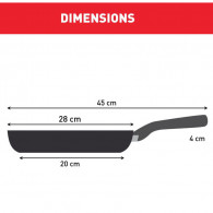 Poêle Tefal Access G6 24Cm Inox en Tunisie