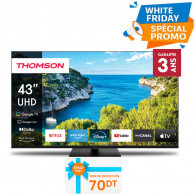 TV Thomson 43" 43UG5C14 UHD Google Tv Noir
