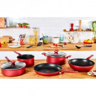 Poêle Tefal Daily Chef 28 cm Rouge en Tunisie
