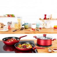 Poêle Tefal Daily Chef 28 cm Rouge en Tunisie