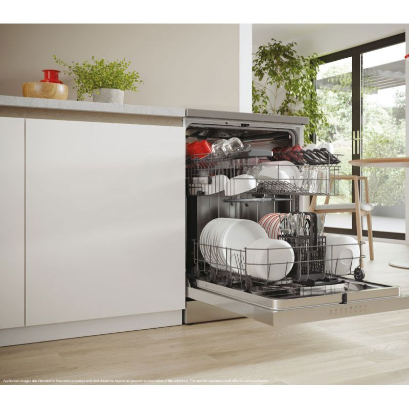 Lave Vaisselle Hoover Inverter HF3C7F0X 13 Couverts Inox en Tunisie