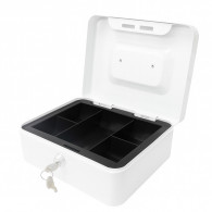 Caisse à Monnaie Dingli DL9002BB Avec Clé Blanc En Tunisie