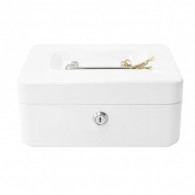 Caisse à Monnaie Dingli DL9002BB Avec Clé Blanc En Tunisie