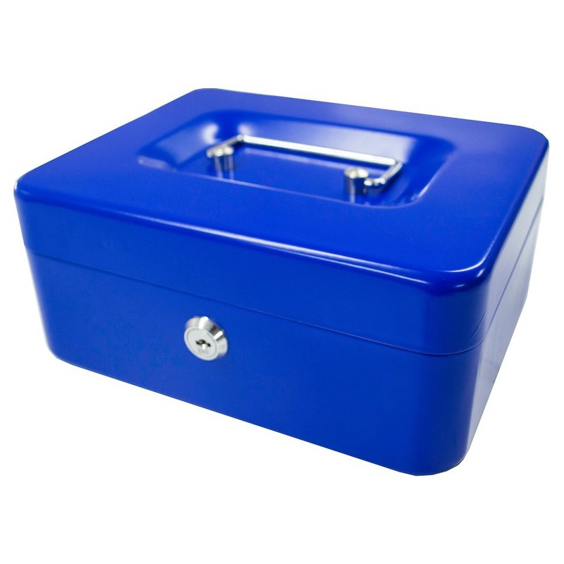 Caisse à Monnaie Dingli DL9002B Avec Clé Bleu En Tunisie