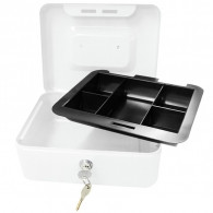 Caisse à Monnaie Dingli DL9002BB Avec Clé Blanc En Tunisie