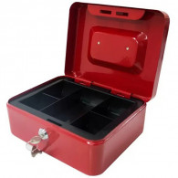 Caisse à Monnaie Dingli 20 × 16 × 9 cm Avec Clé Rouge En Tunisie