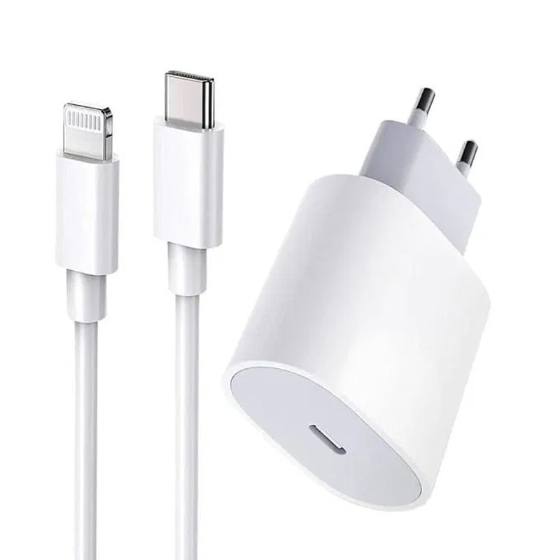 Chargeur Smartphone Inkax Lightning CD-109 20W Avec Cable Blanc en Tunisie