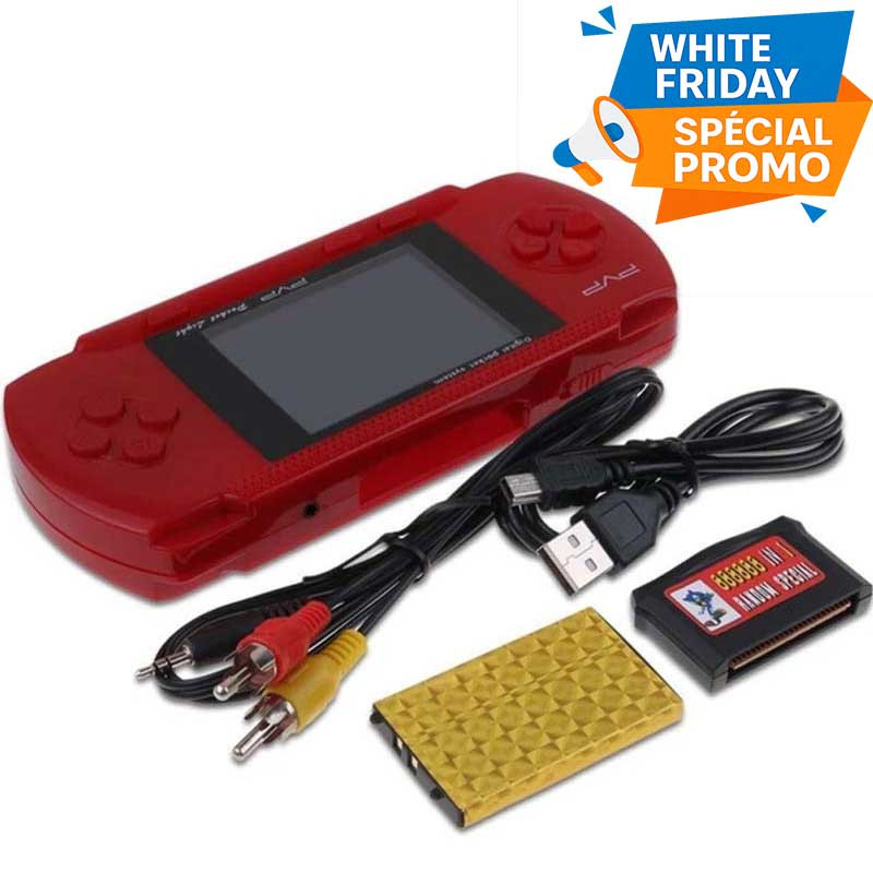 Console De Jeu Portable PXP PVP 3000 Station Light Rouge en Tunisie