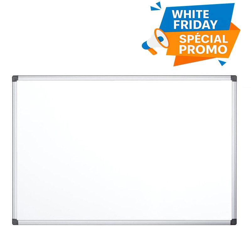 Tableau Blanc Magnétique Cadre Aluminium GCC 60 x 90 Cm En Tunisie