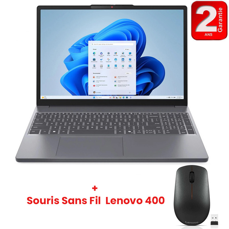 Pc Portable Lenovo IdeaPad Slim 3 15IRH10 i5 13Gén 8Go 512Go SSD en Tunisie