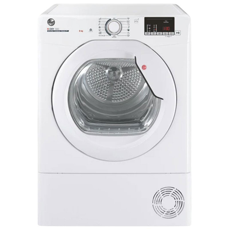 Sèche Linge Frontale Hoover Smart HLEC8DG-80 8kg Blanc en Tunisie