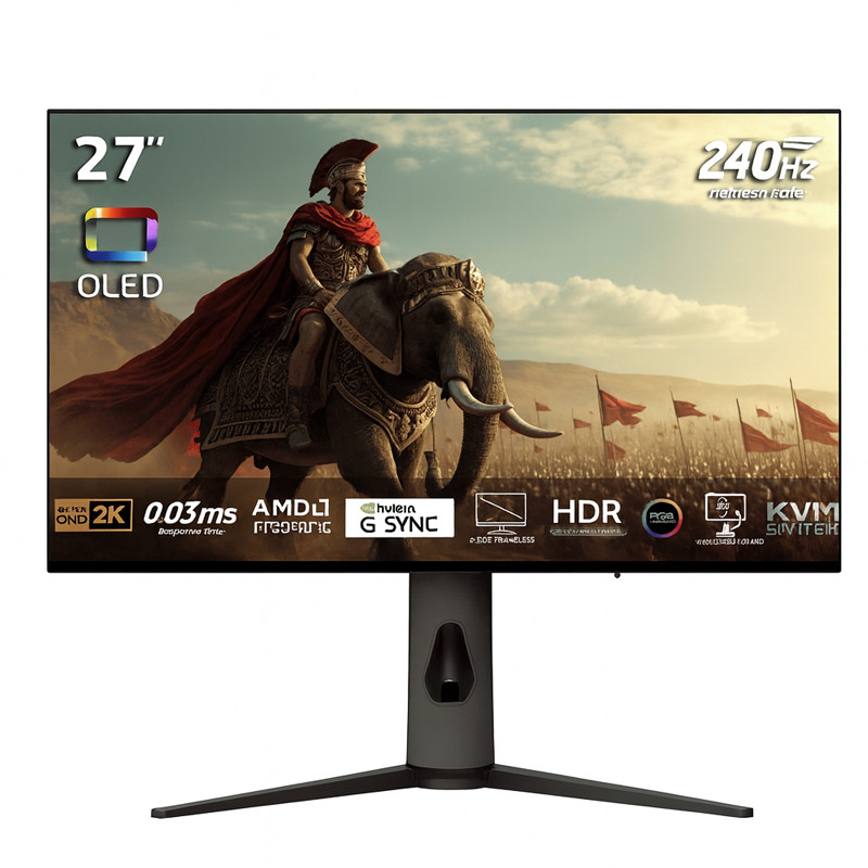 Écran Redragon Hannibal GMQ2782SEL 27" 2K 240Hz IPS Noir En Tunisie