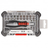 Coffret d'embouts de Vissage de Précision Bosch 42 Pièces Noir