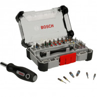 Coffret d'embouts de Vissage de Précision Bosch 42 Pièces Noir