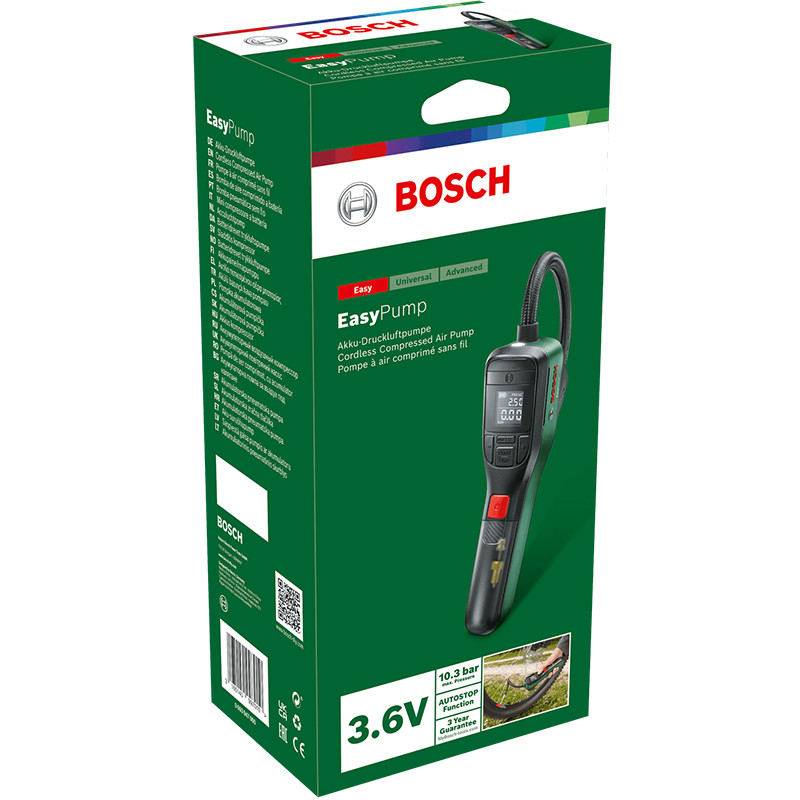 Pompe à Air Comprimé sans fil Bosch 0603947000 Noir En Tunisie