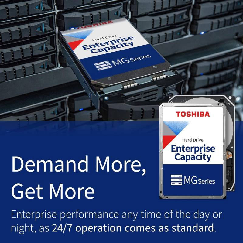 Disque Dur Interne Toshiba Enterprise Série MG10 8 To 3.5'' HDD en Tunisie