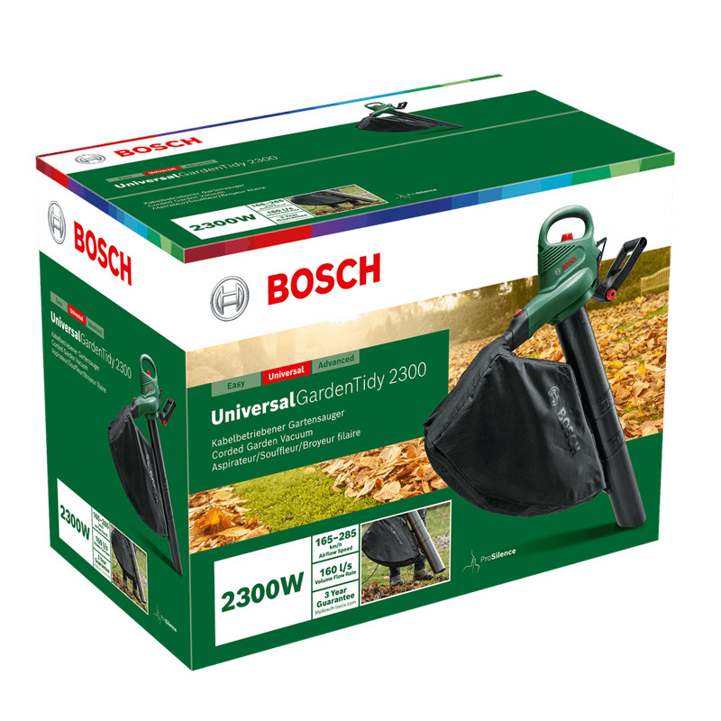 Souffleur Electrique Bosch Universal GardenTidy 2300W Vert en Tunisie