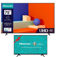 Tv Hisense 75A6K 65" UHD 4K Smart Tv Noir en Tunisie