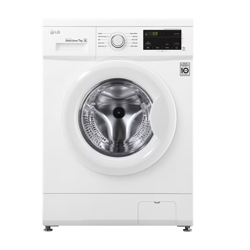 Machine à Laver Frontale LG FH2J3QDNGOP 7 KG Inverter   - Blanc