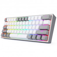 Clavier Gaming Mécanique Redragon FIZZ K617 Full RGB Gris en Tunisie