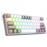 Clavier Gaming Mécanique Redragon FIZZ K617 Full RGB Gris en Tunisie