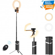 Ring Light LED Maxom 10.5" Noir EN Tunisie