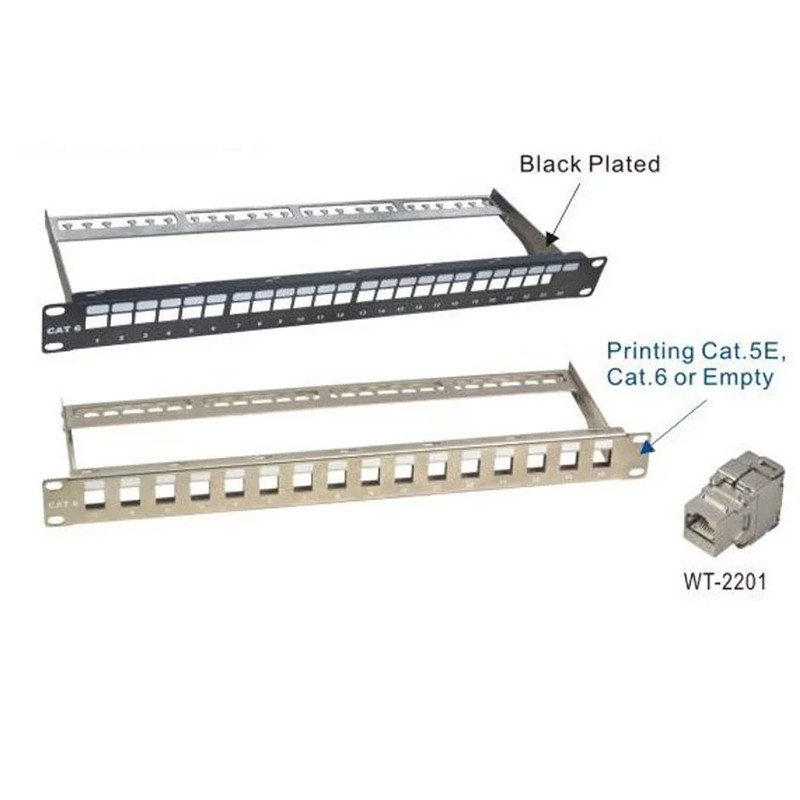 Panneau De Brassage W&T 24 Ports CAT6 FTP En Tunisie