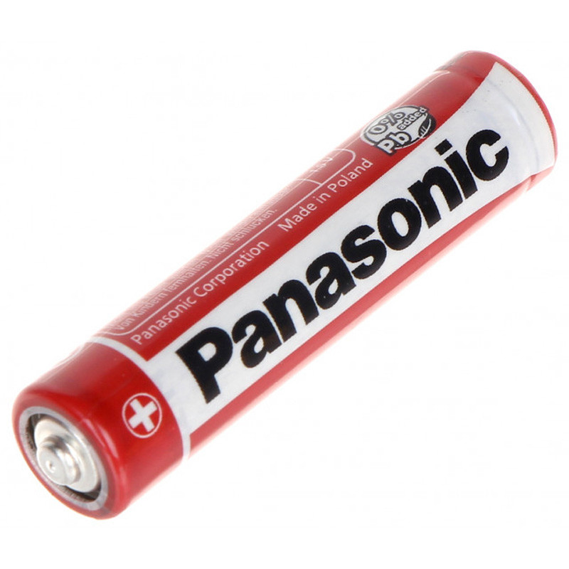 4 Piles Panasonic Zinc Carbone R03 AAA 1.5 V