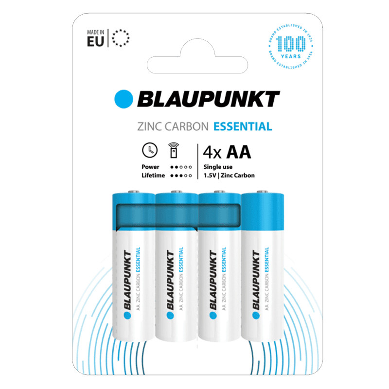 Pile Blaupunkt Zinc Carbon B4 1.5V AA En Tunisie