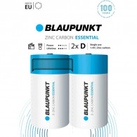 2 Piles Blaupunkt Zinc Carbon 1.5V D En Tunisie