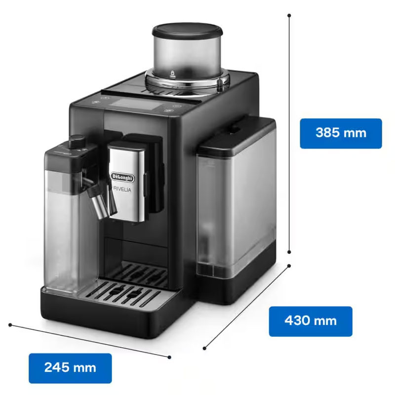 Machine à Café Expresso Delonghi Rivelia Onyx 1450W Noir en Tunisie