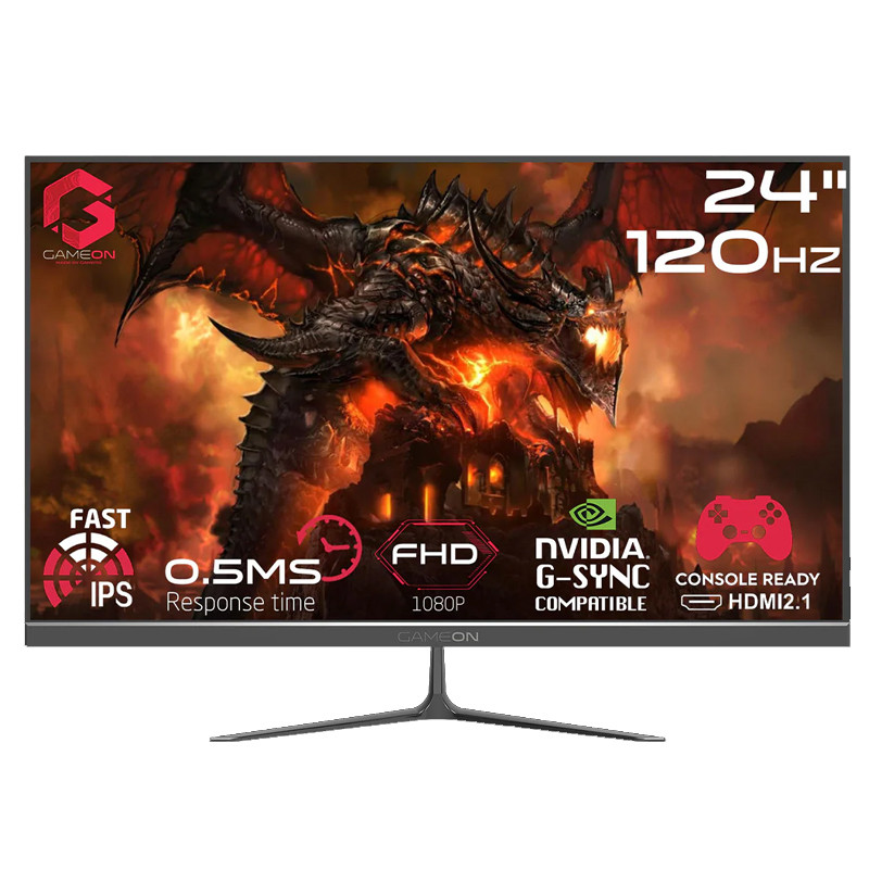 Ecran Gaming Gameon GOES24FHD120IPS 23.8" FHD 120Hz IPS Noir En Tunisie