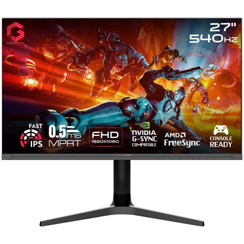Ecran Gaming Gameon Titan Pro X Series 27'' FHD 540Hz Fast IPS Noir en Tunisie