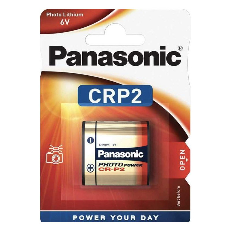 2 Piles Panasonic CRP2 Lithium 6V En Tunisie