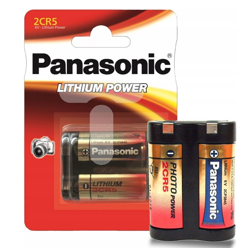 2 Piles Panasonic CR5 / 245 Lithium 6V en Tunisie