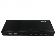 Commutateur D-Link KVM DKVM-410H 4 Ports HDMI & USB Noir