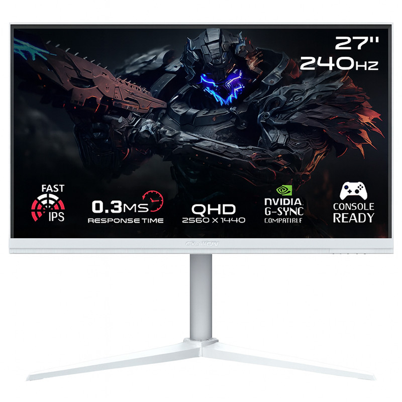Ecran Gaming Gameon Arctic Pro Series GOA27QHD240IPS 27'' QHD 240Hz Fast IPS Blanc en Tunisie