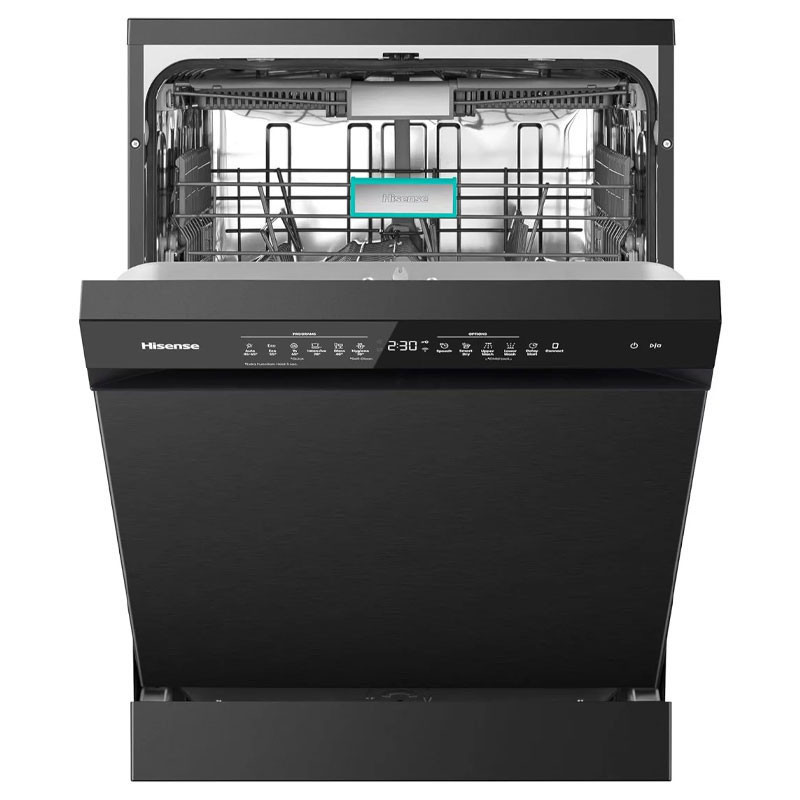 Lave Vaisselle Hisense Smart Inverter HS673C90BM 13 Couverts Noir en Tunisie