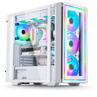 Boitier Gaming Segotep GANK-360 E-ATX Blanc En Tunisie