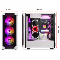 Boitier Gaming Segotep Phoenix T1 E-ATX Noir En Tunisie