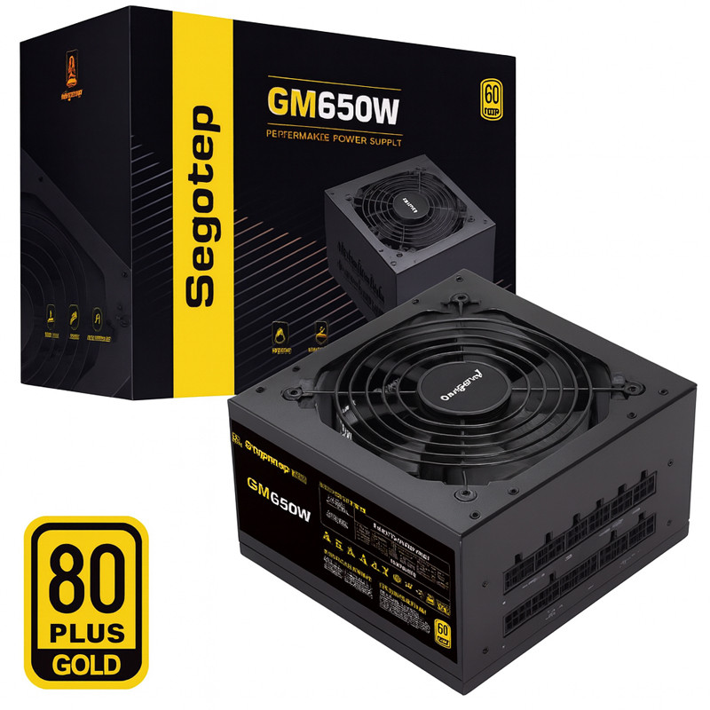 Bloc d'Alimentation Segotep GM650W 650W Noir En Tunisie