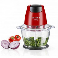 Mini Hachoir Arnica Rapid Pro GH21132 500W 1.3L Rouge en Tunisie
