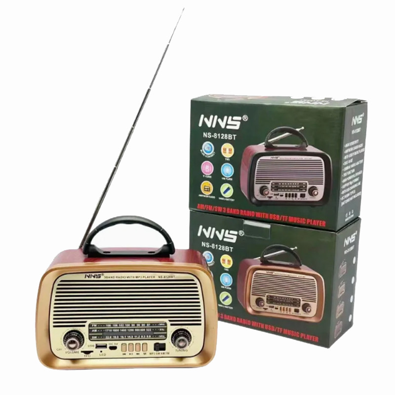 Haut Parleur & Radio FM NS-8128BT 5W Bois En Tunisie