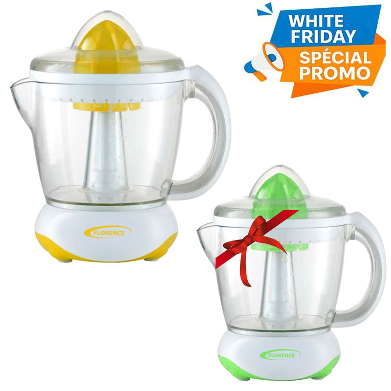 Pack 2 Presse Agrume Florence HK444 100W Vert & Jaune en Tunisie