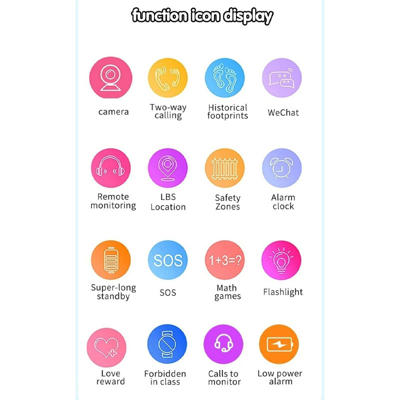 Montre Connectée Pour Enfant XO H100 Rose Tunisie