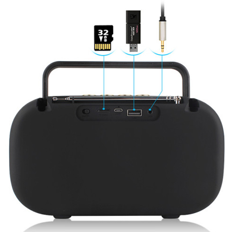 Haut Parleur & Radio FM Kisonli KS-1990 8W Bois En Tunisie