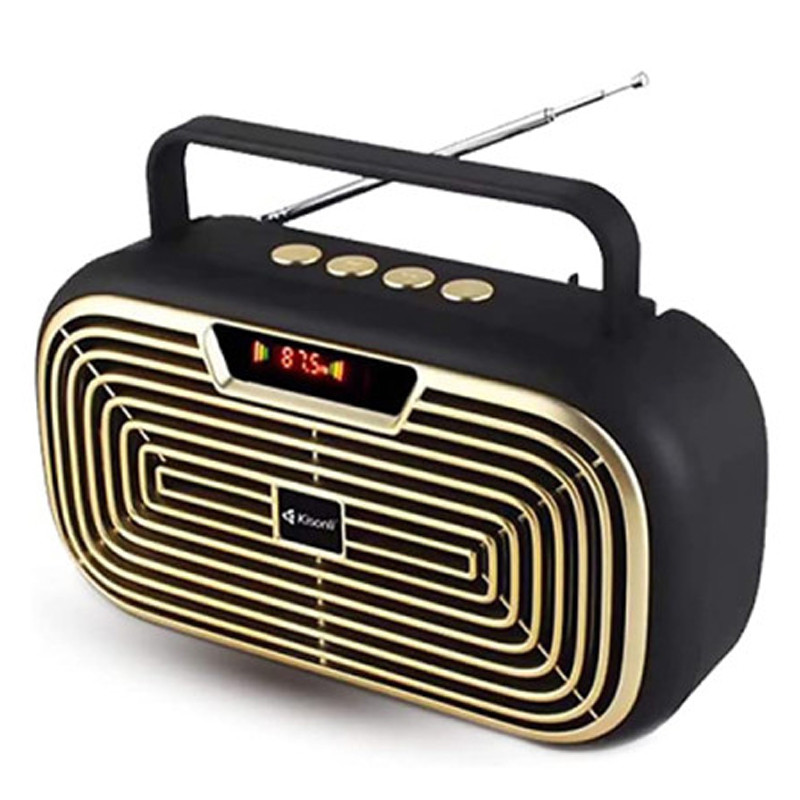 Haut Parleur & Radio FM Kisonli KS-1990 8W Bois En Tunisie