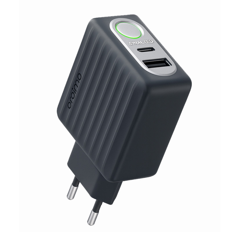 Adaptateur Chargeur Oraimo MICRO-USB 18W Gris En Tunisie